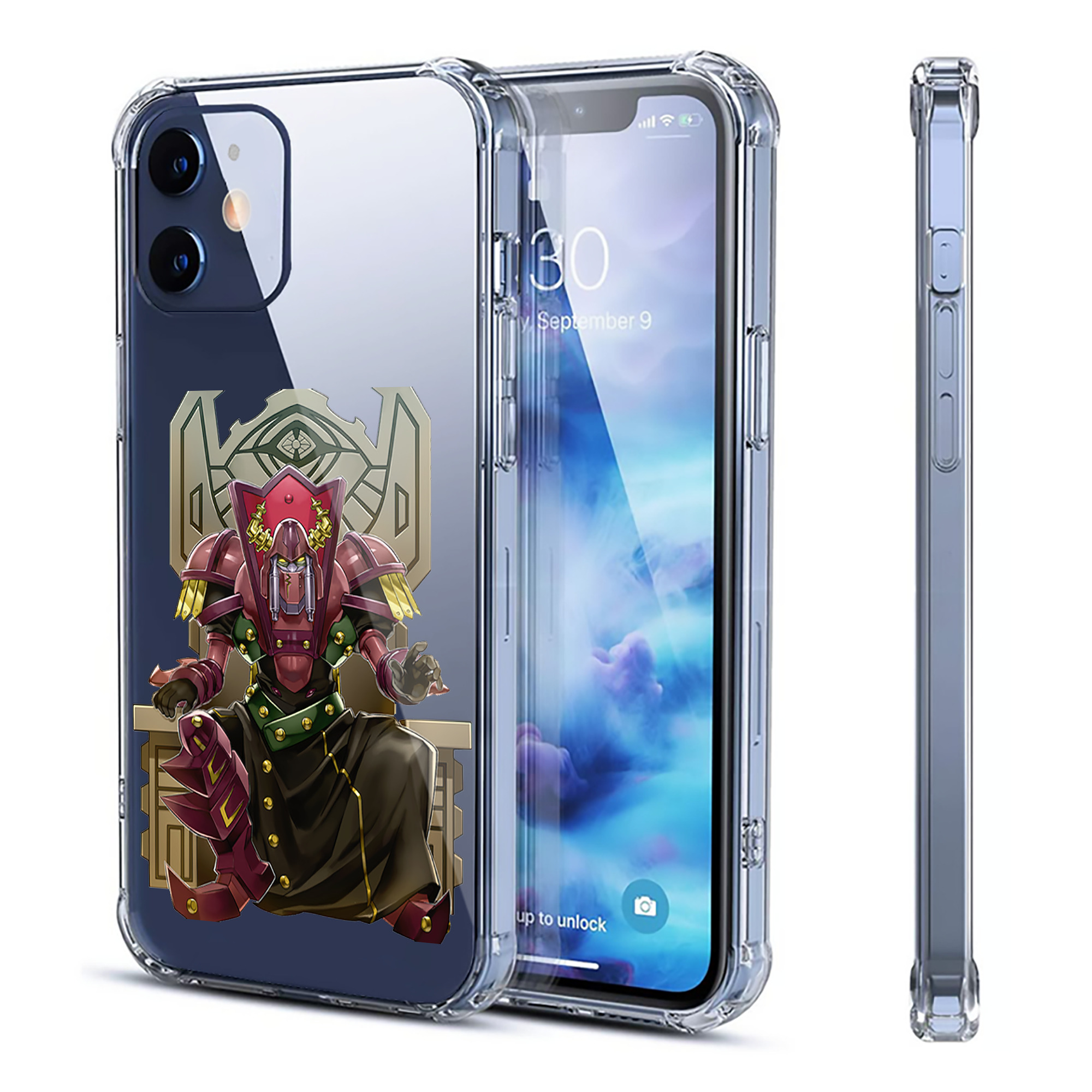 （画像用） 遊☆戯☆王 Yu-Gi-Oh! 【iPhone 12シリーズ対応】透明スマホケース（クリアソフトケース）